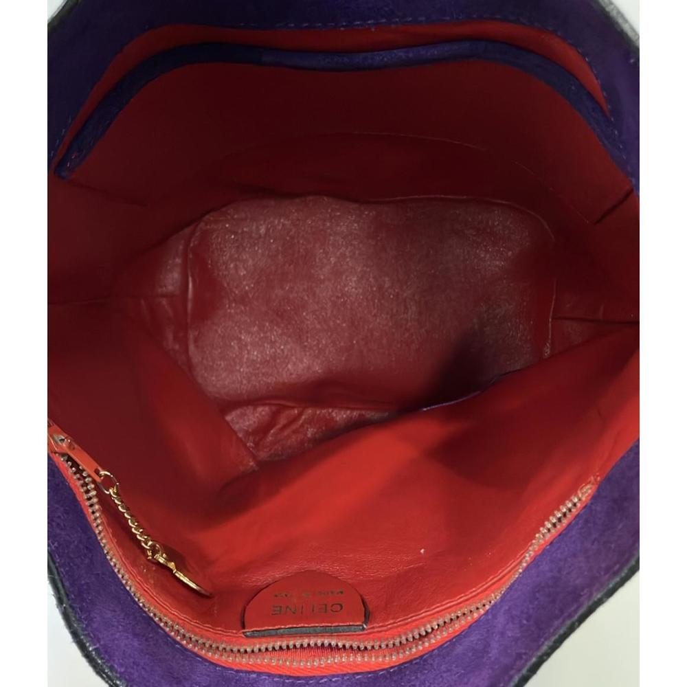 Celine Bag Argyle Suede Shoulder - Picture 3 of 8